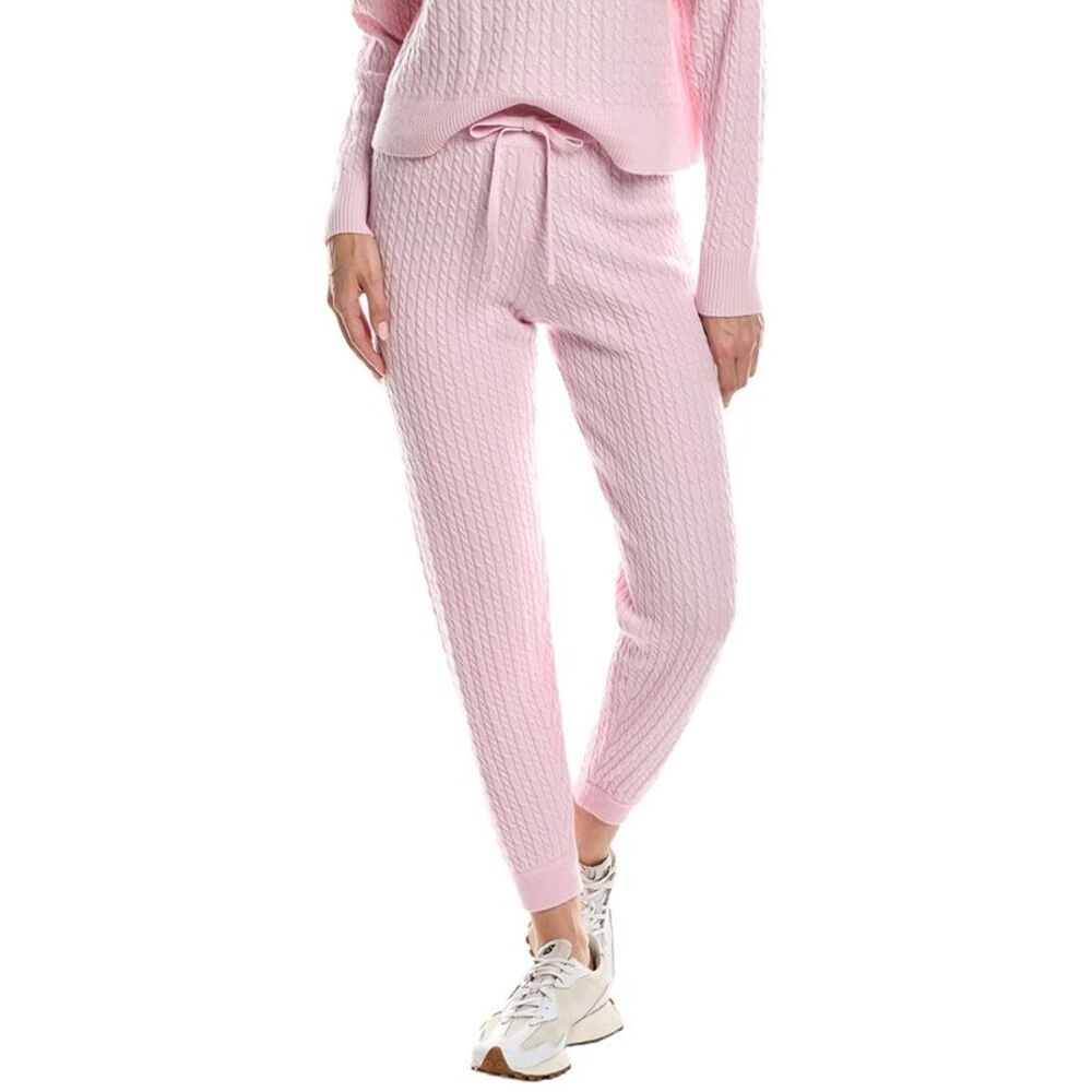 The Cashmere Project Womens  Baby Cable Cashmere Sweatpant, Pink